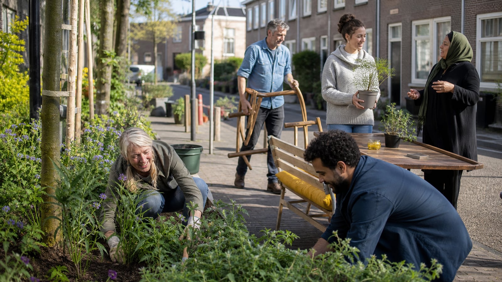 Buren maken samen hun straat prettiger
